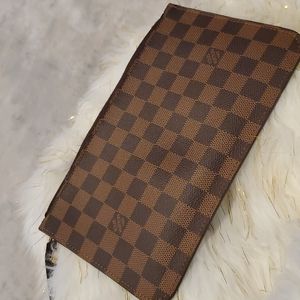 LOUIS VUITTON Damier Ebene Neverfull MM GM Pochette